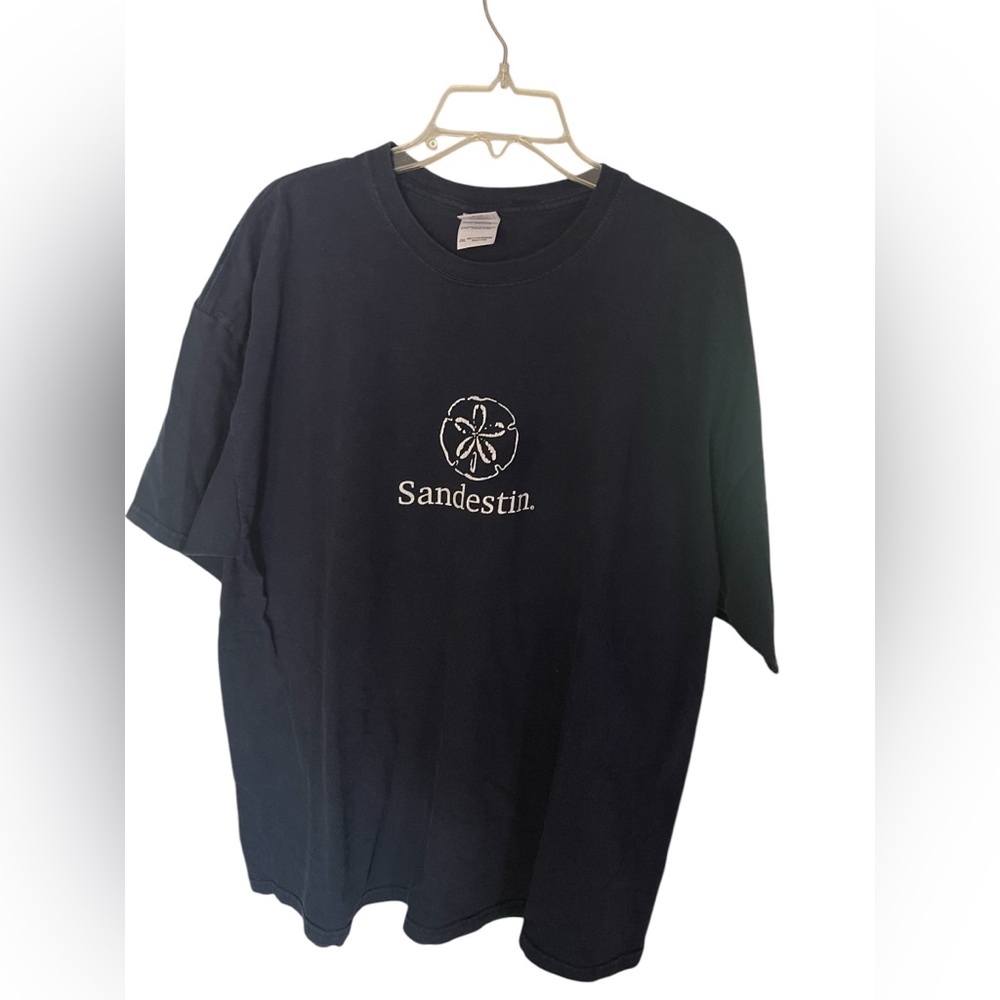 Sandestin Size 2X Gildan Navy  Short Sleeve Tee Plus size women’s men’s
